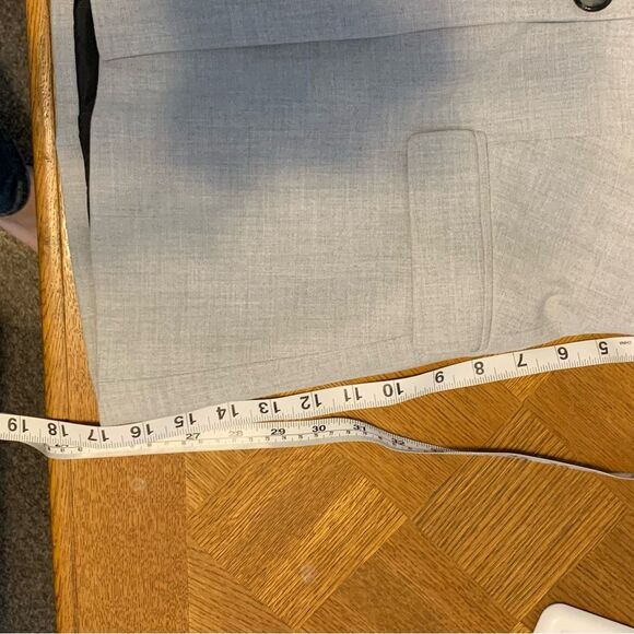 ZARA long grey vest waistcoat. Women’s size Large minimalist preppy casual - Picture 9 of 11